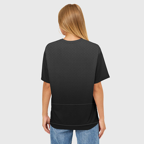 Женская футболка оверсайз LIVERPOOL / 3D-принт – фото 4