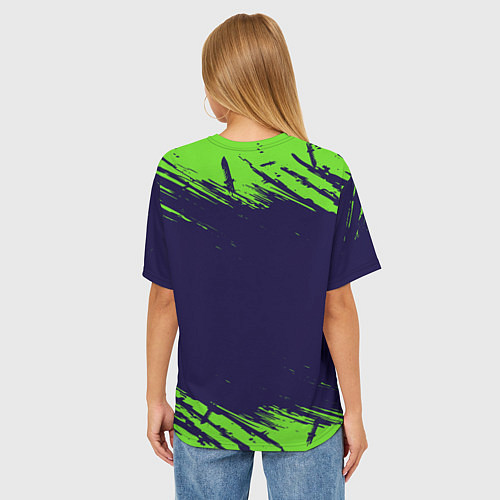 Женская футболка оверсайз FREE FIRE ФРИ ФАЕР / 3D-принт – фото 4