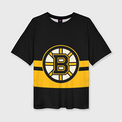 Футболка оверсайз женская BOSTON BRUINS NHL, цвет: 3D-принт