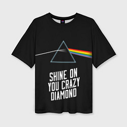 Футболка оверсайз женская PINK FLOYD, цвет: 3D-принт