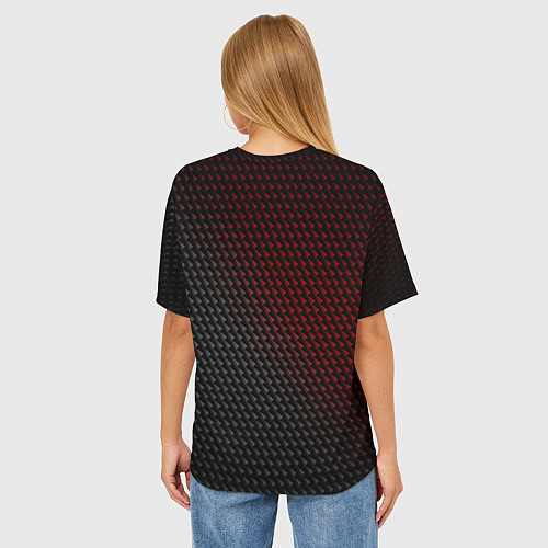 Женская футболка оверсайз AUDI АУДИ / 3D-принт – фото 4