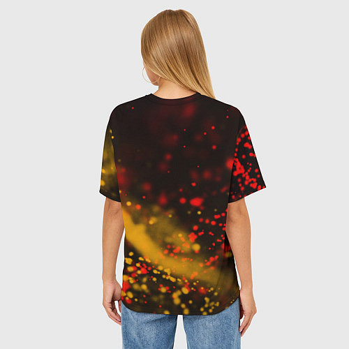 Женская футболка оверсайз RED DEAD REDEMPTION 2 / 3D-принт – фото 4