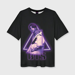 Женская футболка оверсайз BTS