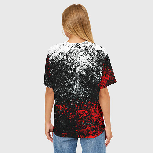 Женская футболка оверсайз IKONIK FORTNITE / 3D-принт – фото 4