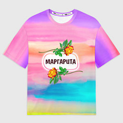 Футболка оверсайз женская Маргарита, цвет: 3D-принт