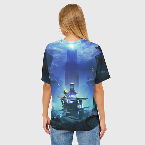 Женская футболка оверсайз Little Nightmares 2 / 3D-принт – фото 4