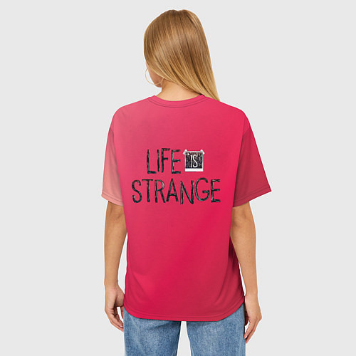 Женская футболка оверсайз ХлояМакс / 3D-принт – фото 4