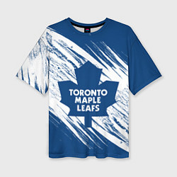 Футболка оверсайз женская Toronto Maple Leafs,, цвет: 3D-принт