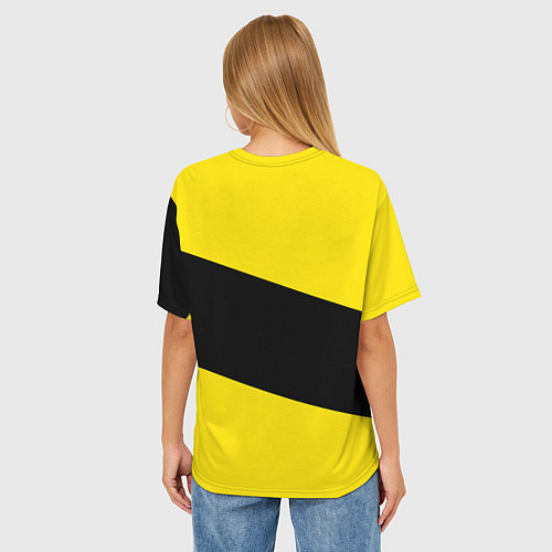 Женская футболка оверсайз Питтсбург Пингвинз / 3D-принт – фото 4