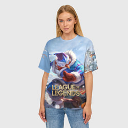 Футболка оверсайз женская League of Legends МАСТЕР ЙИ, цвет: 3D-принт — фото 2