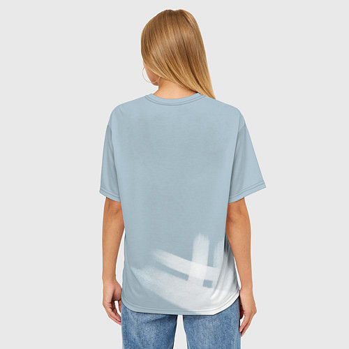 Женская футболка оверсайз Макс Барских: Туманы / 3D-принт – фото 4