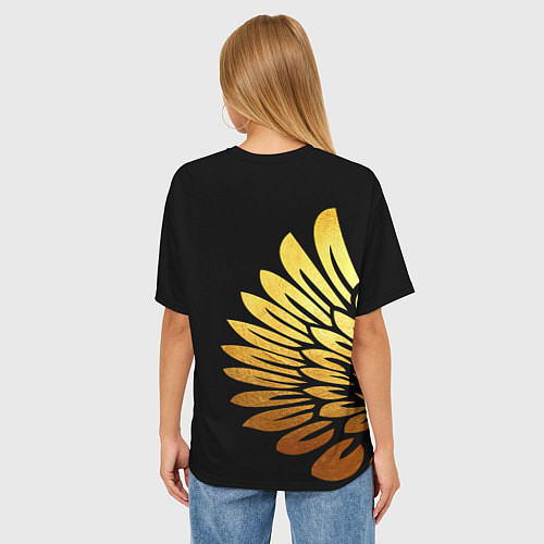 Женская футболка оверсайз ХАБИБ / 3D-принт – фото 4