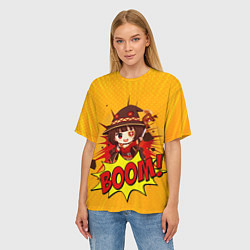 Футболка оверсайз женская Мегумин BOOM, цвет: 3D-принт — фото 2