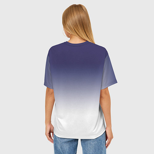 Женская футболка оверсайз BMX / 3D-принт – фото 4