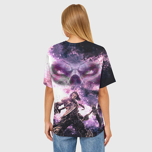 Женская футболка оверсайз Darksiders 2 / 3D-принт – фото 4