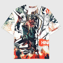 Футболка оверсайз женская Haikyu Haikyuu Haikuu, цвет: 3D-принт