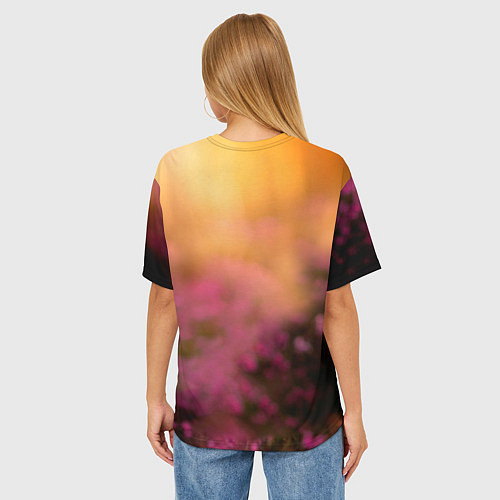 Женская футболка оверсайз Вельш-корги / 3D-принт – фото 4