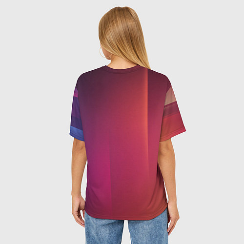 Женская футболка оверсайз Among Us Сладкий Z / 3D-принт – фото 4