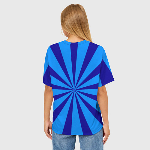Женская футболка оверсайз Глазированный сырок / 3D-принт – фото 4
