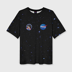 Женская футболка оверсайз NaSa Space Космос Наса