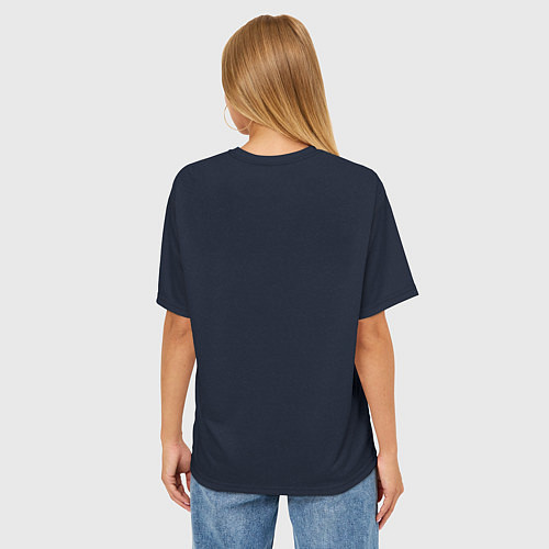 Женская футболка оверсайз Святочный Бал / 3D-принт – фото 4