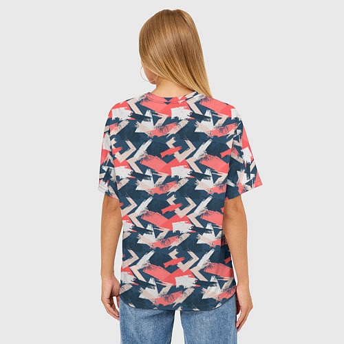 Женская футболка оверсайз Друг в кармане / 3D-принт – фото 4