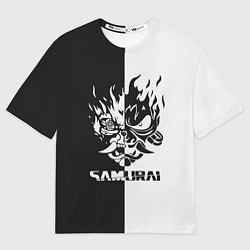 Футболка оверсайз женская SAMURAI, цвет: 3D-принт