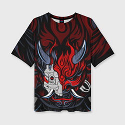 Футболка оверсайз женская SAMURAI LVL UP, цвет: 3D-принт