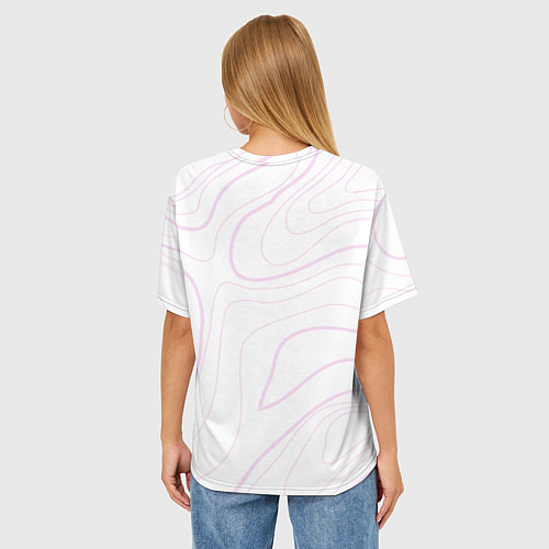 Женская футболка оверсайз Моб Психо 100 / 3D-принт – фото 4