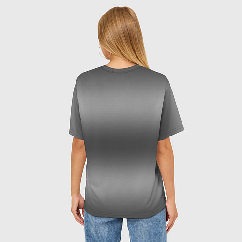 Женская футболка оверсайз RENAULT / 3D-принт – фото 4
