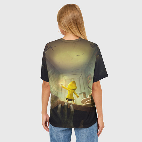 Женская футболка оверсайз Little Nightmares 2 / 3D-принт – фото 4