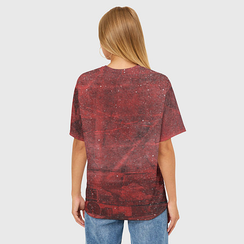 Женская футболка оверсайз Zero Two / 3D-принт – фото 4