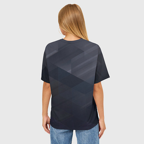 Женская футболка оверсайз Skoda VRS Z / 3D-принт – фото 4