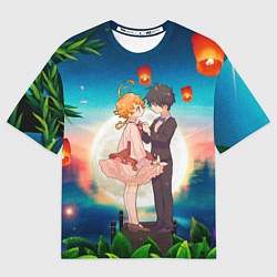 Футболка оверсайз женская Обещанный Неверленд, цвет: 3D-принт