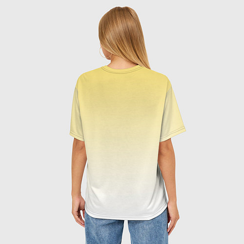Женская футболка оверсайз Лабрадор ретривер пес / 3D-принт – фото 4