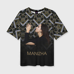Женская футболка оверсайз Манижа Manizha