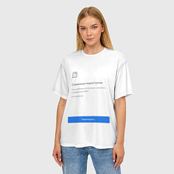 Футболка оверсайз женская Google Страница Недоступна, цвет: 3D-принт — фото 2