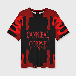 Футболка оверсайз женская Cannibal Corpse, цвет: 3D-принт