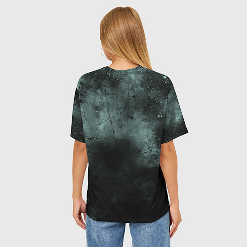 Женская футболка оверсайз Powerwolf / 3D-принт – фото 4