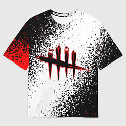 Женская футболка оверсайз Dead by Daylight