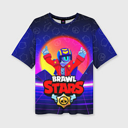 Женская футболка оверсайз BRAWL STARS STU