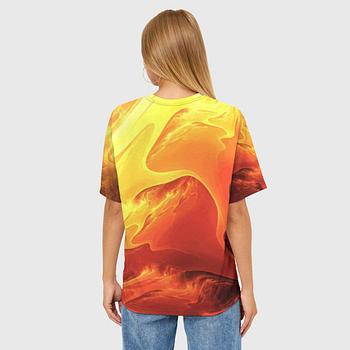 Женская футболка оверсайз Шаман Кинг Хао Зик / 3D-принт – фото 4