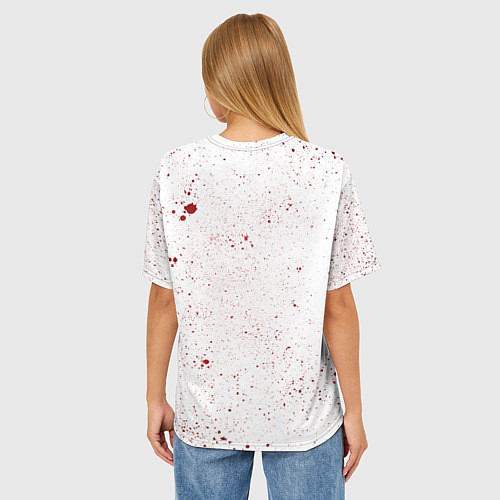 Женская футболка оверсайз Cannibal Corpse / 3D-принт – фото 4