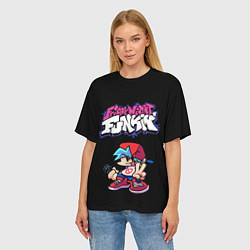 Футболка оверсайз женская Friday Night Funkin, цвет: 3D-принт — фото 2