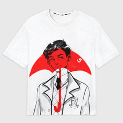 Футболка оверсайз женская Номер пять, цвет: 3D-принт