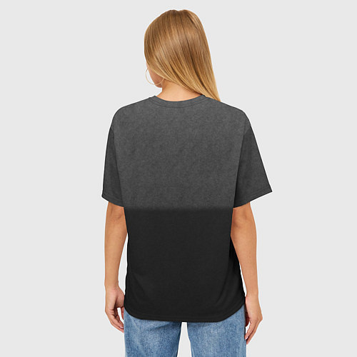 Женская футболка оверсайз Полнолуние / 3D-принт – фото 4