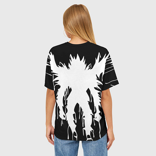 Женская футболка оверсайз DEATH NOTE ТЕТРАДЬ СМЕРТИ / 3D-принт – фото 4