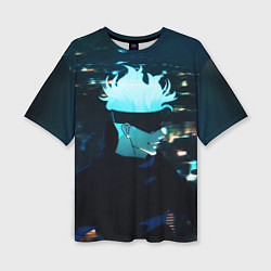 Футболка оверсайз женская Магическая битва, цвет: 3D-принт