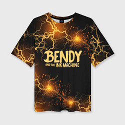 Женская футболка оверсайз BENDY LOGO