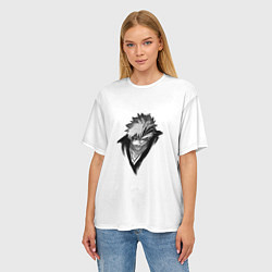 Футболка оверсайз женская Hollow Ichigo, цвет: 3D-принт — фото 2